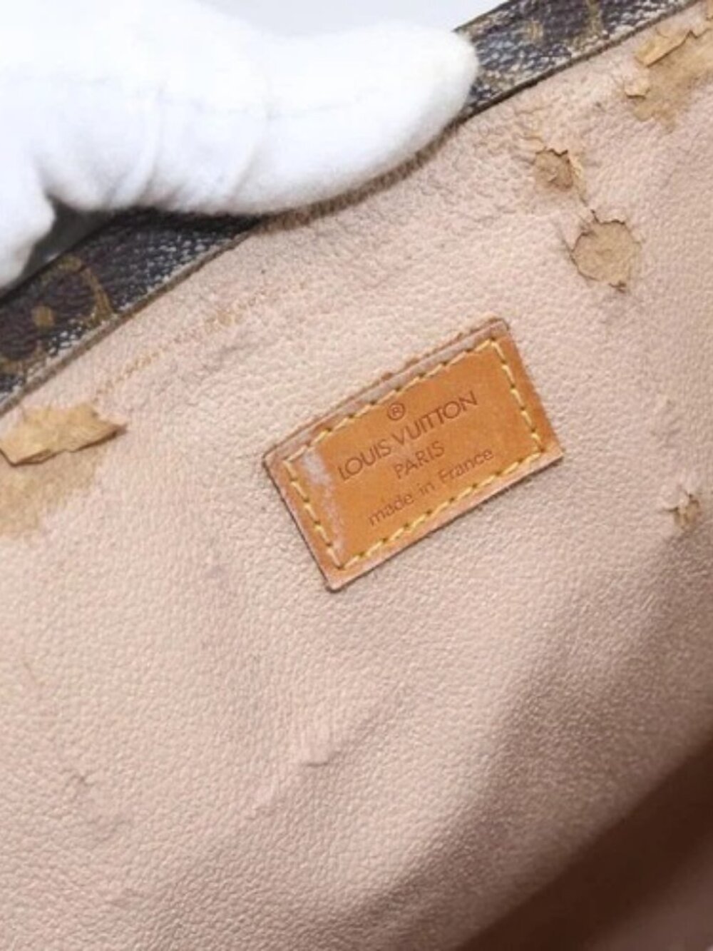 LOUIS VUITTON Monogram Sac Plat Hand Bag - Picture 9 of 16